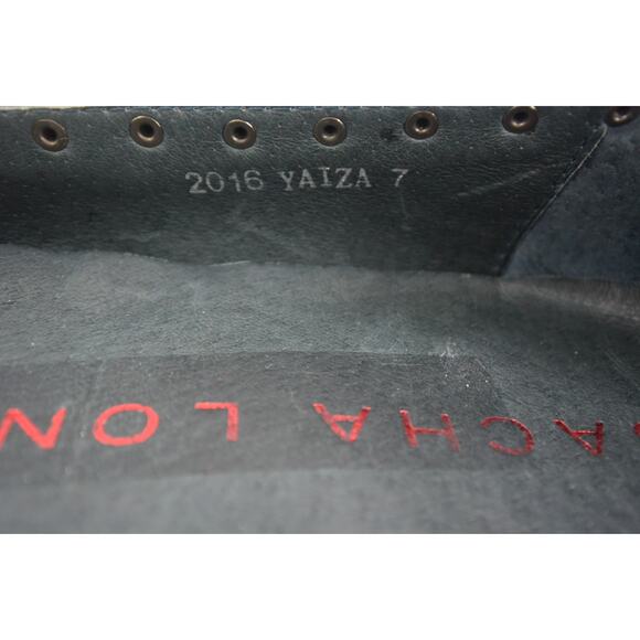 Sacha London Yaiza Pewter Leather Studded Pointed Toe Platform Shoes Size 7 - Picture 6 of 11